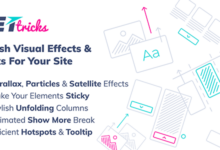 JetTricks v1.4.4 Nulled – Visual Effects Addon for Elementor