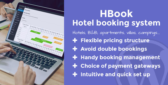 HBook v2.0.11 Nulled – Hotel booking system – WordPress Plugin