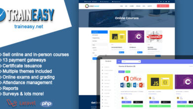 TrainEasy LMS Nulled – Training & Learning Management System – 25 April 2023
