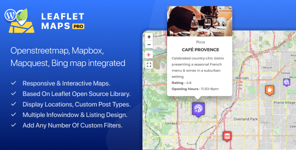WP Leaflet Maps Pro v1.0.8 Free