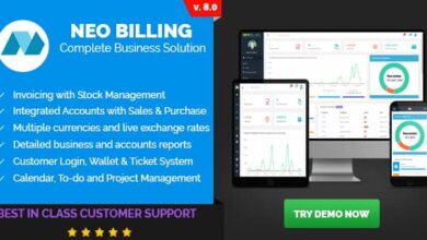 Neo Billing v8.0 Nulled – Accounting, Invoicing And CRM Software