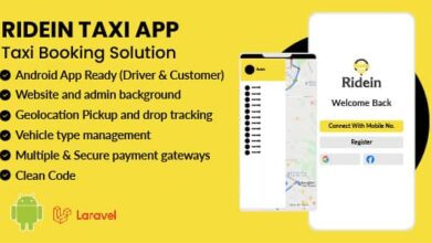 RideIn Taxi App v1.0 Nulled – Android Taxi Booking App With Admin Panel