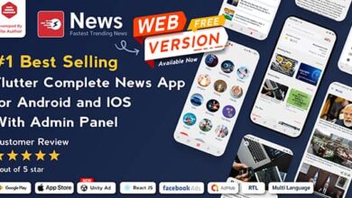 News v3.0.5 Nulled – Flutter News App for Android & iOS with Admin Panel