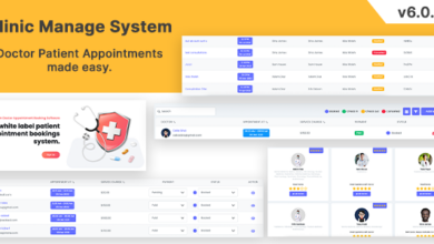 Clinic Management System v6.0.1 Nulled – Doctor Patient Appointment Management System Laravel