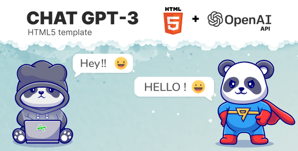 Chat GPT-3 OpenAI HTML 5 v1.1