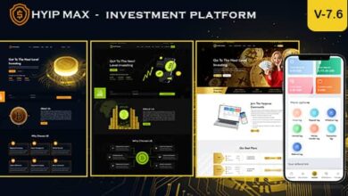 HYIP MAX v7.6 Nulled – high yield investment platform