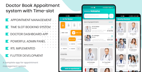 Doctor Finder v5.0 Nulled – Appointment Booking With Time-slot app