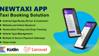 NewTaxi App v1.4 Nulled – Online Taxi Booking App With Admin Panel