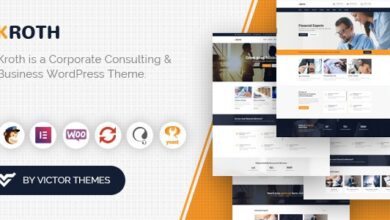 Kroth v2.0.0 Nulled – Business/Consulting WordPress Theme