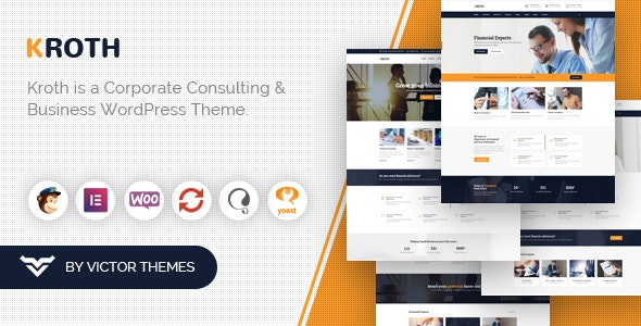 Kroth v2.0.0 Nulled – Business/Consulting WordPress Theme