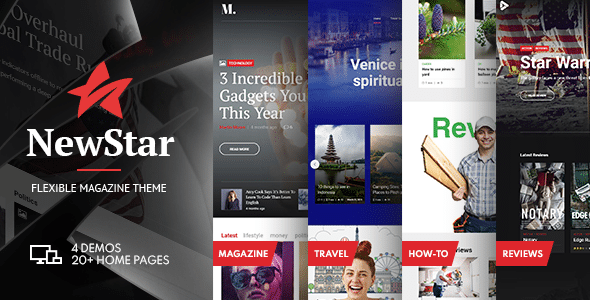 NewStar v1.3.7 Nulled – Magazine & News WordPress Theme