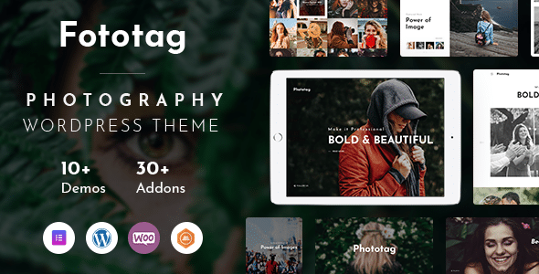 Fototag v1.3.7 Nulled – Photography WordPress Theme