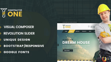 Constructor One v2.2 Nulled – Construction WordPress Theme