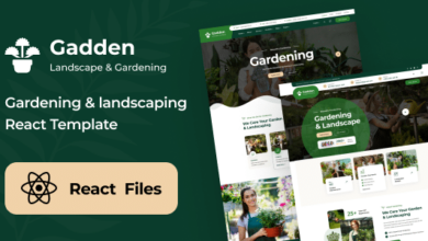 Gadden v1.0 Nulled – Garden & Landscaping React NextJs Template