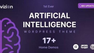 Vizion 4.1.4 Nulled – Artificial Intelligence AI WordPress Theme