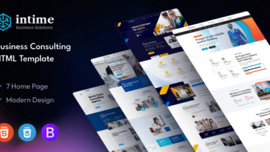 Intime Nulled – Business Consulting HTML Template