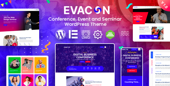 Evacon v1.0.5 Nulled – Event & Conference WordPress Theme