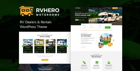 Rvhero Nulled – RV rental HTML Template