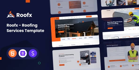 Roofx Nulled – Roofing Services HTML Template