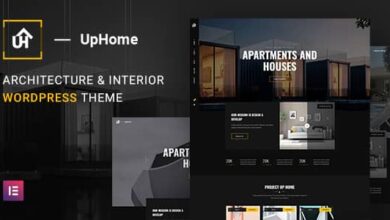 UpHome v4.0.2 Nulled – Modern Architecture WordPress Theme