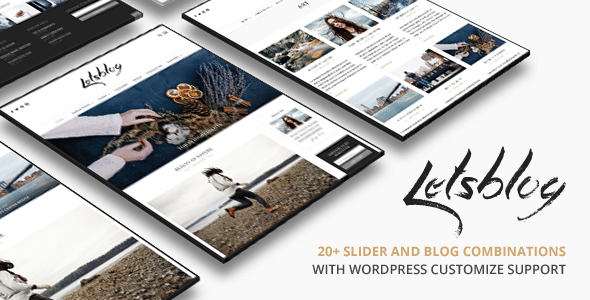Lets Blog v3.4.2 Nulled – WordPress Theme