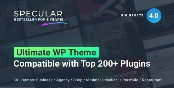 Specular v4.2.8 Nulled – Business WordPress Multi-Purpose