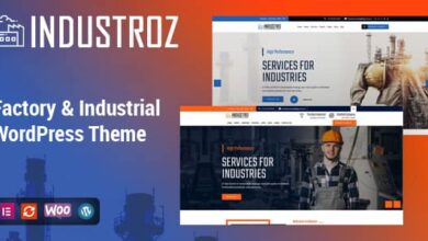 Industroz v4.5 Nulled – Factory & Industrial WordPress Theme