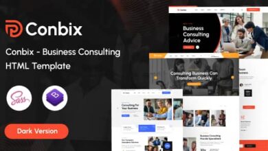 Conbix Nulled – Business Consulting HTML Template