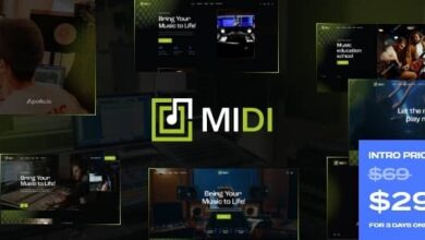 Midi v1.0 Nulled – Sound & Music Production WordPress Theme