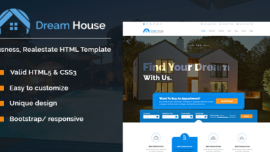 Dream House Nulled – Real estate HTML template