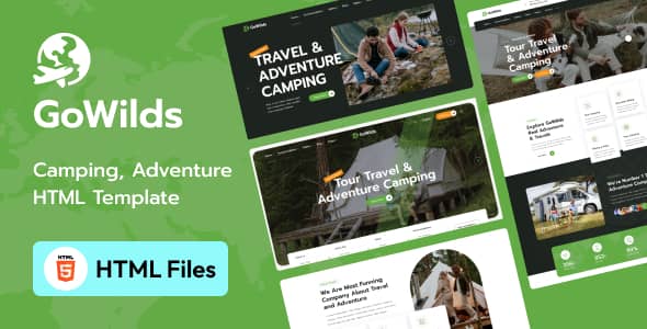 Gowilds Nulled – Travel & Tour Booking HTML Template