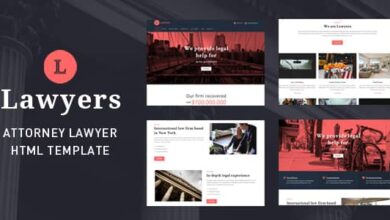 Lawyers v3.0.0 Nulled – Attorney Law Firm Template