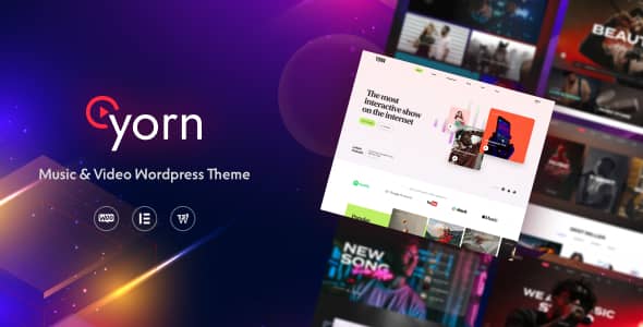 Yorn v1.0.0 Nulled – Music & Video WordPress Theme
