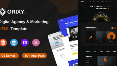 Orixy v1.0 Nulled – Digital Agency Template