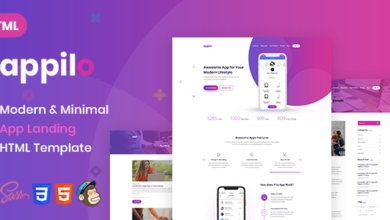 Appilo Nulled – App landing page