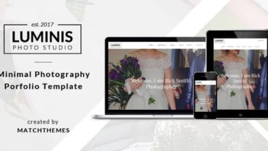 Luminis v1.0.5 Nulled – Minimal Photography Portfolio Template