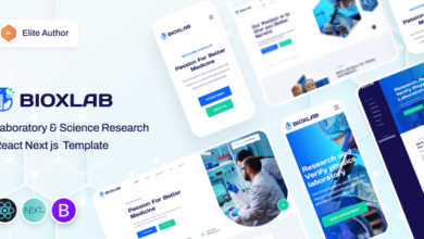Bioxlab – Laboratory & Science Research React Next js Template