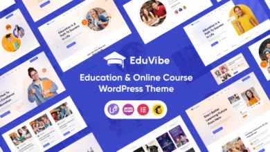 EduVibe v1.0.1 Nulled – Education & Online Course WordPress Theme