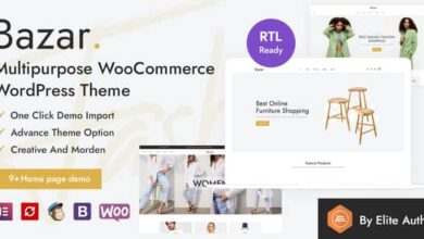 Bazar v1.2 Nulled – Multipurpose WooCommerce WordPress Theme