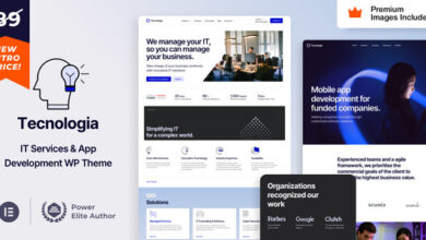 Tecnologia v1.0 Nulled – IT Services & App Development