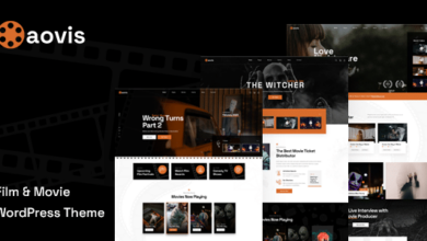 Aovis v1.0.1 Nulled – Booking Movie Tickets WordPress Theme