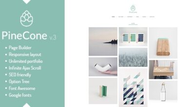 PineCone v5.2.0 Nulled – Creative Portfolio and Blog for Agency