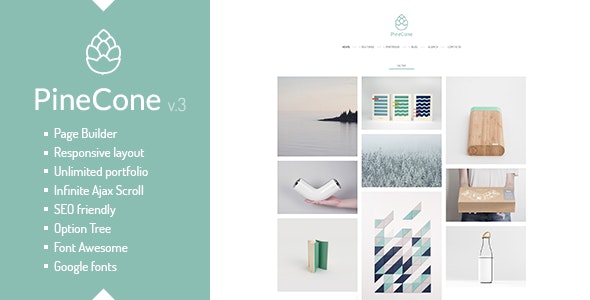 PineCone v5.2.0 Nulled – Creative Portfolio and Blog for Agency