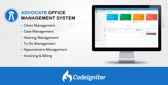 Advocate Office Management System v2.0 Free