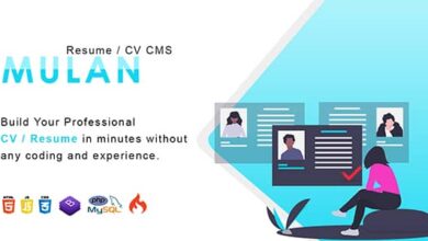 Mulan v2.4 Nulled - Resume / CV CMS