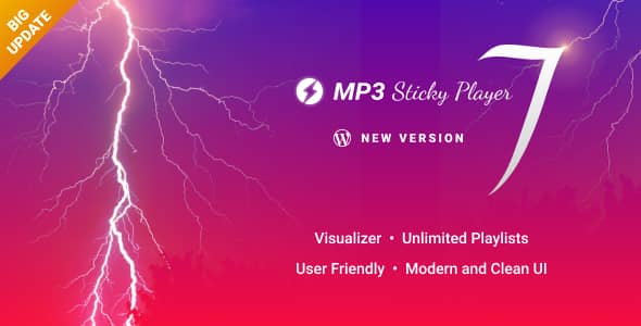 MP3 Sticky Player v7.3 Nulled – Wordpress Plugin