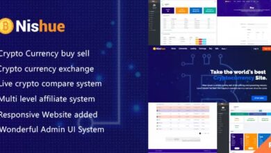 Nishue 4.2 Nulled - CryptoCurrency Buy Sell Exchange and Lending with MLM System