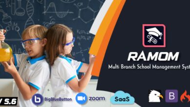 Ramom School v5.6 Nulled – Multi Branch School Management System