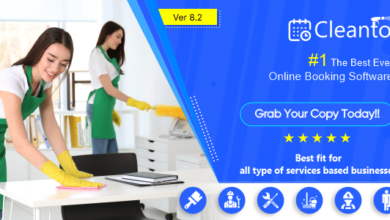 Cleanto v8.1 Nulled - Online bookings management system for maid services and cleaning companies