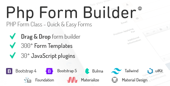 PHP Form Builder v5.2.1 Free